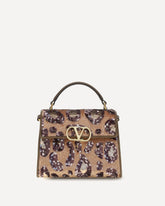 Vsling embroidered animalier Handbag - MULTICOLOUR | Base Blu