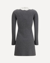 Knit mini Dress - GREY | Base Blu