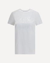 T-shirt con ricamo monogram - BIANCO | Base Blu