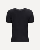 Cotton T-Shirt - BLACK | Base Blu