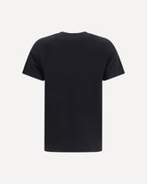 Embroidered jersey T-shirt - BLACK | Base Blu