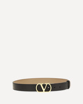 Reversible VLogo Signature Belt - BLACK | Base Blu