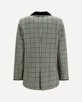 British Check Jacket - BEIGE | Base Blu