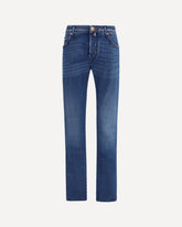 Jeans Nick Ltd 5 tasche slim fit - BLU | Base Blu