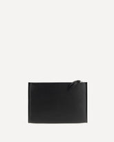 Large Antigona Stamped Clutch Bag - BLACK | Base Blu
