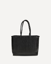Big Weave Tote Bag - BLACK | Base Blu