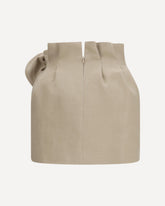 Linen mini Skirt - BEIGE | Base Blu