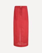 Lucian midi Skirt - RED | Base Blu