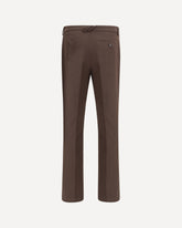 Cotton Chino Pants - BROWN | Base Blu