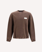 Le Sweatshirt Montaigne crewneck Sweatshirt - BROWN | Base Blu