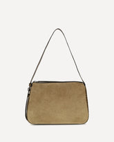 Romy suede Shoulder Bag - BEIGE | Base Blu