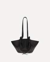Borsa a Spalla Mochi in rafia - NERO | Base Blu