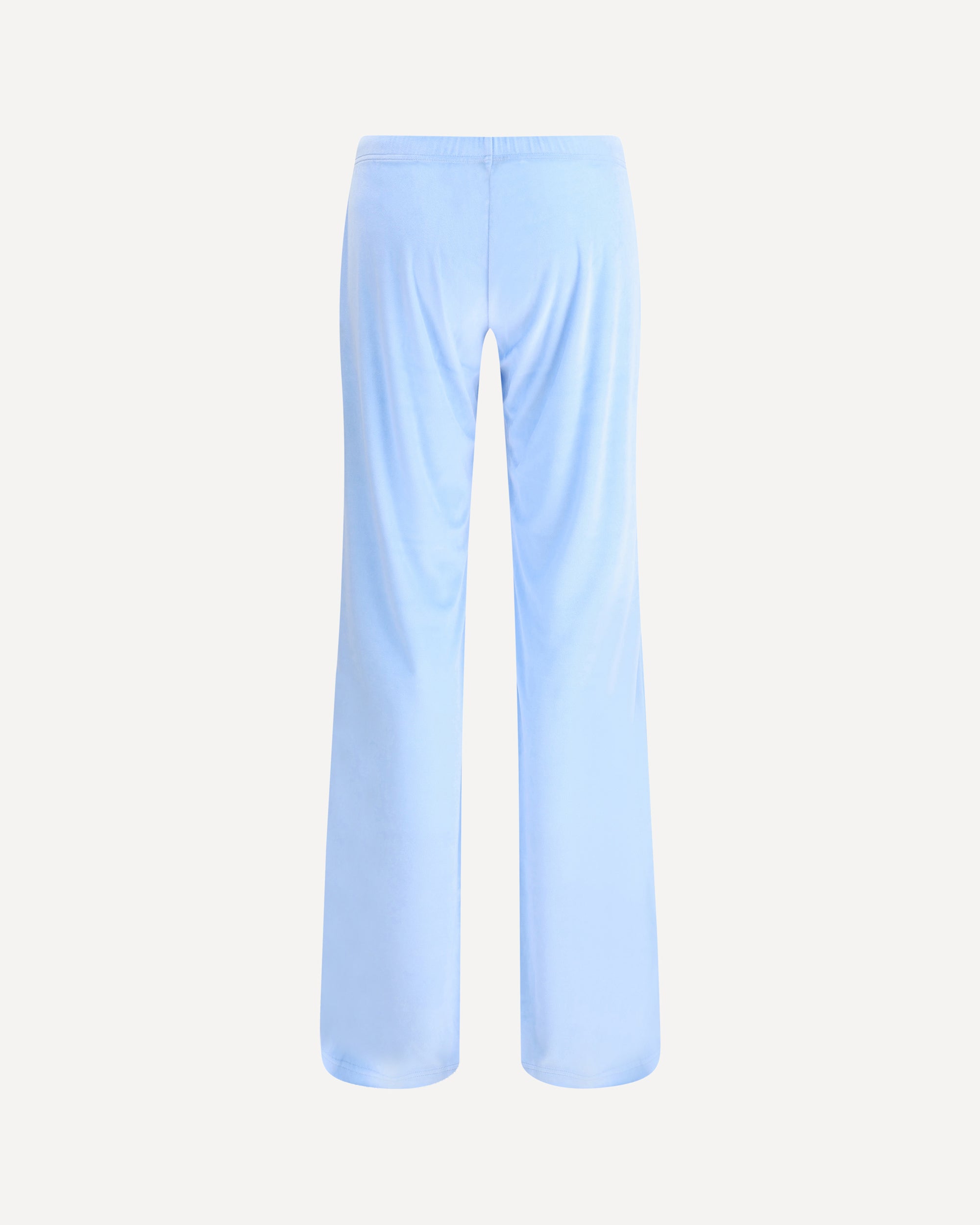 BALENCIAGA Bistretch velvet Sweatpants LIGHT BLUE | Base Blu