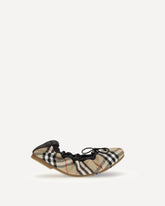 Fawn Check Ballerinas - MULTICOLOUR | Base Blu